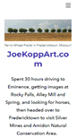 Mobile Screenshot of joekoppart.com